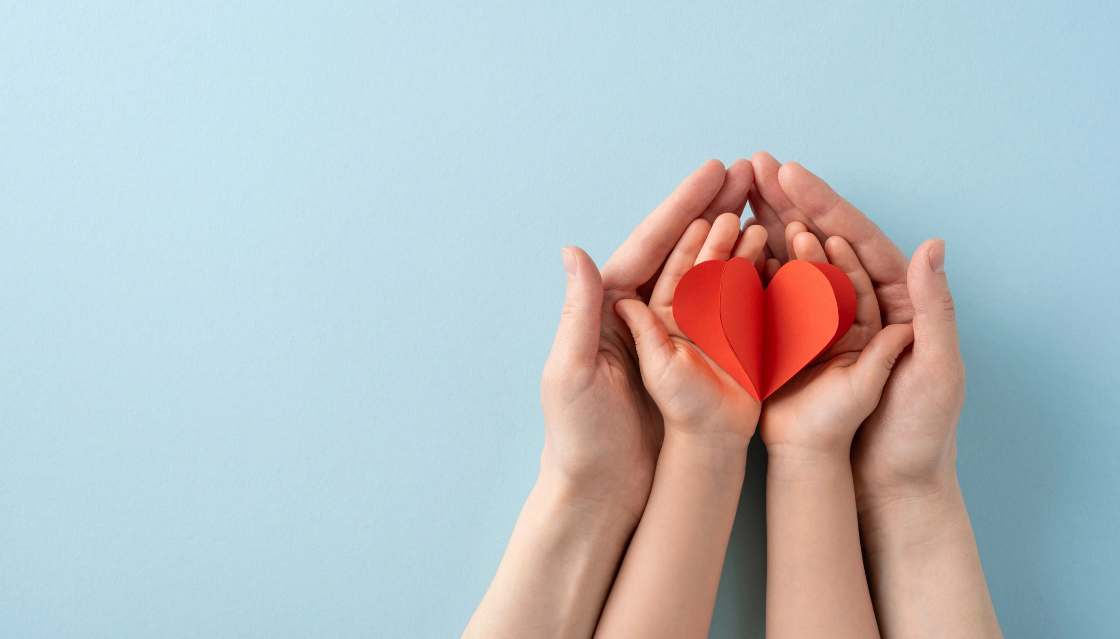 children support healing heart